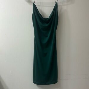 Homecoming Emerald Green Mini Dress